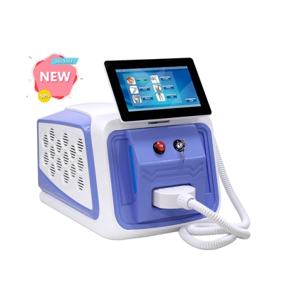 600W - 1600W पोर्टेबल डायोड लेजर मशीन 3 वेव्स डायोड आइस लेजर मशीन