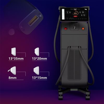 एर्गोनोमिक डायोड लेजर हेयर रिमूवल डिवाइस प्रभावी परिणामों के लिए लगातार ऊर्जा उत्पादन और समान स्पॉट आकार प्रदान करता है