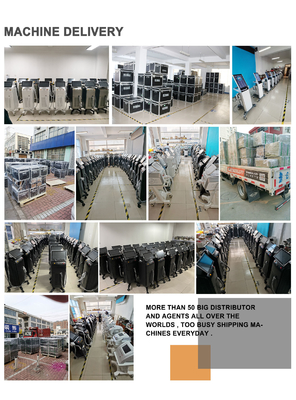 1600W पावर सप्लाई 808nm डायोड लेजर एक्सएल हेयर रिमूवल एप्लीएटर फॉर स्टेशनरी स्टाइल