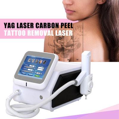 मेडिकल Nd YAG हेयर रिमूवल मशीन 1064nm 532nm लेजर टैटू रिमूवल उपकरण