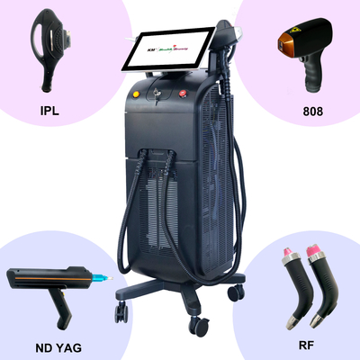 755nm 808nm 1064nm डायोड लेजर हेयर रिमूवल एंड टैटू रिमूवल मशीन