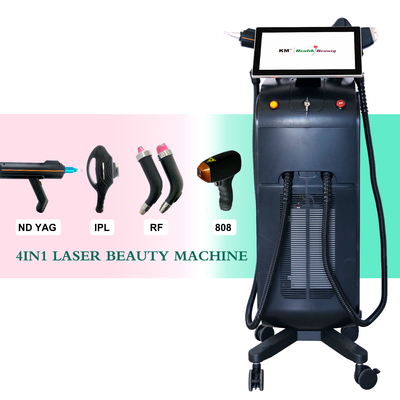 755nm 808nm 1064nm डायोड लेजर हेयर रिमूवल एंड टैटू रिमूवल मशीन